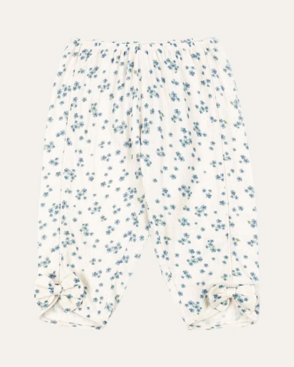Rosie H-W x Girl's Mioblu Floral Cotton Pants, Size 12M-6